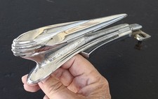 VERY RARE VINTAGE 1936 OLDSMOBILE HOOD ORNAMENT 6 CYL F-36 FUTURISTIC SPACESHIP picture