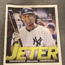 Newsday Newspaper Derek Jeter Cover 