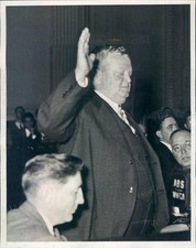 1934 Press Photo Capt Robert Carle of Dollar Liner President Cleveland picture