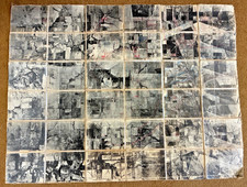 Rare WWI Linen Aerial Photo Map of Fort Leavenworth, KS 36 Photos + Maj. Baird picture