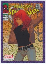 2023 Upper Deck Marvel Platinum Mary Jane Watson 24/35 Cover Variant PurplePixel picture