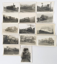 C. 1940s Central Vermont Railroad Steam Locomotive Photo Lot Of 14 picture