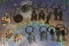 Vintage 1970s 1980s Keychain Collection Lot USA Japan Uk 80s 70s picture