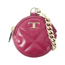 Tod's Leather Coin Case for Women Blue Leather picture