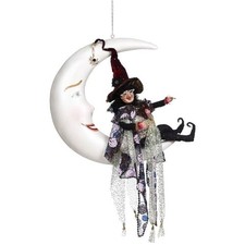 New Mark Roberts Zodiac Witch On Moon 16” ~ Retail $322 picture