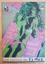 SHE HULK RARE SCARCE 🌞 Sunbathing Cover Spain 1990 - Los Comics de El Sol picture