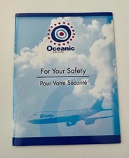 LOST Relics - OCEANIC AIRLINES Safety Card - RARE For Your Safety Flight Card picture