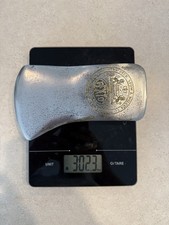 Embossed PEXTO The Peck. Stow & Wilcox Co. Single Bit Michigan Pattern Axe Head picture