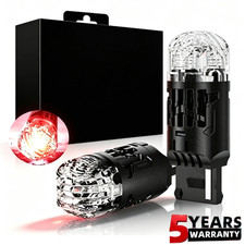 Red 7444 7443 LED Front Turn Signal Blinker Light Bulbs No Hyper Flash picture