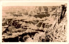 Postcard RPPC DOPS Stamp Box 1925-42 Grand Canyon AZ W-219 West Rim Mojave Point picture