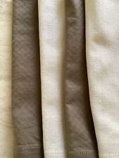 Beige, tan, brown linen napkins (4) 17