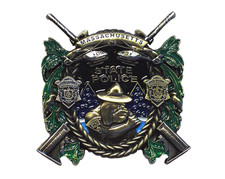 MSP Massachusetts State Police Trooper MASS - Large - Size 3