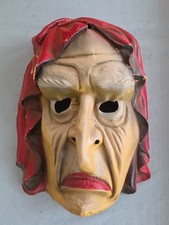 Vintage 1960s large WITCH Hag Mask Topstone Halloween Monster RARE picture