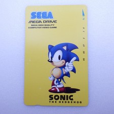 Japanese Telephone Card Sonic The Hedgehog Mega Drive SEGA Promo Not For Sale picture