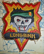 Long Binh - Shell Burst Patch - US 1st / 5th Special Forces, Vietnam War - M.726 picture