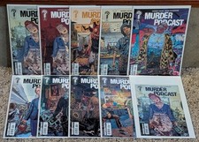 Murder Podcast #1-8 (Ignition, 2025) Cover A Complete Series + Ashcan 2nd Print picture