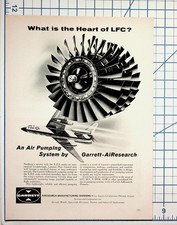 Garrett-AiResearch X-21A LFC Aircraft Engine System 1960s Magazine Ad Ephemera picture
