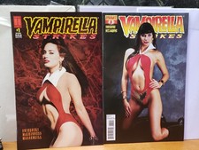 VAMPIRELLA STRIKES 1, 6, COMPLETE Variant LOT COSPLAY KITANA BAKER PHOTO VF++ picture