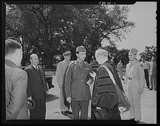 Photo:Military Officers Greeting at Ceremony 1930s Monks Clergy Outdoors picture