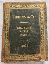 Tiffany & Co 1905 Blue Book Catalog  Vtg Old Antique picture
