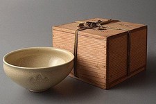 Tea Utensils u123 [Paulownia leaves, Seto ware, Kato Shunting, Shiro Tenmoku bow picture