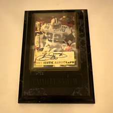 1997 Score Board Emmitt Smith Authentic Autograph Card #6 Dallas Cowboys HOF picture