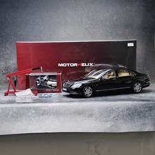 Motorhelix 1/18 Maybach Mercedes Benz S600L W221 Limited Diecast Model Car Black picture