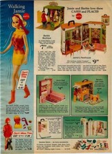 Vintage Mattel Walking Jamie Ad Reproduction Print Advertising 17x12 picture