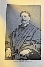 1904 Vintage Illustration President William Howard Taft Yale Club Portrait picture