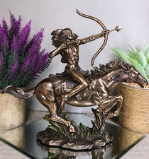 Ebros Native Indian Chief Warrior with Eagle On Horse with Bow & Arrow 10