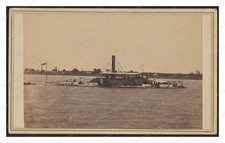 Mobile Bay Alabama C.S.S. Tennessee Standard Postcard COPY RPPC picture