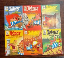 Vintage Asterix Books Paperback UK Hodder Dargaud English Goscinny Uderzo picture