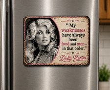 Dolly Parton Retro Funny Fridge Sarcastic Magnet Vintage Kitchen Humor Gift Idea picture