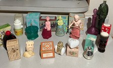 vintage variety of avon bottles collection  picture