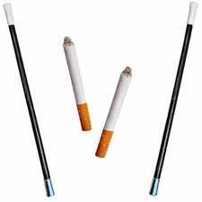 4E's Novelty 2 Long Cigarette Holders & 2 Fake Puff Cigarettes with Smoke picture
