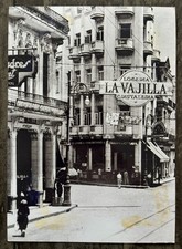 1950s Havana Cuba Street Photos La Vajilla Shops Signs Architecture Pre Castro picture