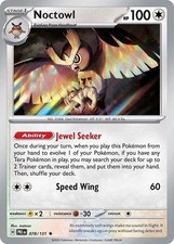 Noctowl Reverse Holofoil PRE 078/131 R NM picture