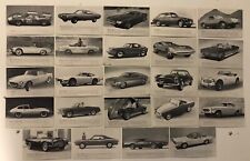 LOT OF 24 Ford GT 40 Baracuda MG AMC Dodge Avanti Foreign Cars Trade Cards #1 🔥 picture