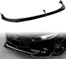 Q1-TECH, Front Bumper Lip Fit for Compatible with 2019-2024 Mazda 3 Hatchback / picture