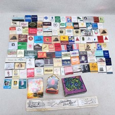 Vintage Matchbook Lot 100+ Advertising Hotels Restaurants Casinos Harley Playboy picture