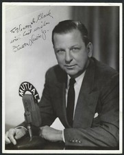 UNKNOW VINTAGE ORIGINAL PHOTO HOLLYWOOD SIGNED MUTUAL RADIO PORTRAIT picture