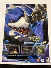 Vintage Print Ad 2000 Digimon World 2 PS1 PlayStation Original Promo Poster Art picture