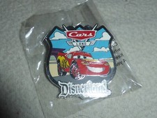 VINTAGE WALT DISNEY RESORT DISNEYLAND CARS LAND LIGHTNING MCQUEEN PIN NEW TRAVEL picture