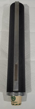 VTG Mid Century Art Deco Dixie Cup Dispenser Metal Industrial w/6 Graphic Cups picture