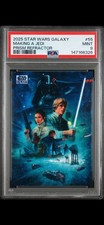 2025 Topps Star Wars Galaxy Making A Jedi #55 Prism Refractor PSA 9 Mint π₯ π₯ picture