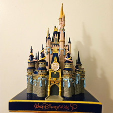 Walt Disney World Cinderella Castle 50th Anniversary rare 2021igurine/Sculpture picture