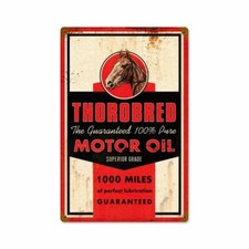 THOROBRED MOTOR OIL HORSE HEAD 18