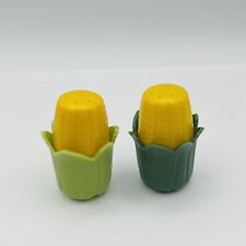 Vintage Plastic Corn On The Cob Salt And Pepper Shakers picture