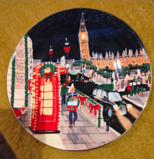 New in Box.  Anthropologie Christmas From London 2025 Ceramic Collector Plate picture