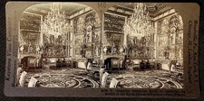 Gorgeous Reception Room Catherine de Medici Fontainebleau Stereoview Keystone picture